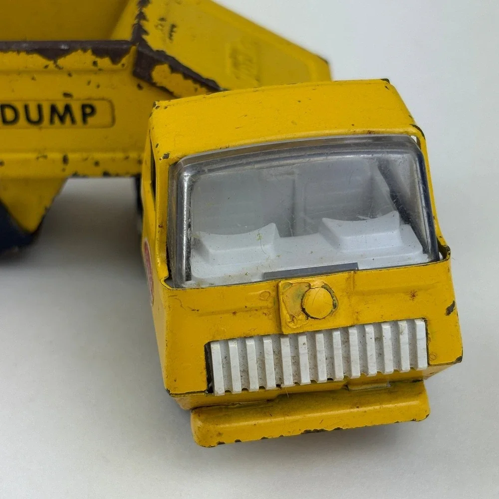 Vintage Tonka Bottom Dump Truck‎ 1960s Yellow Pressed Steel Construction Toy USA
